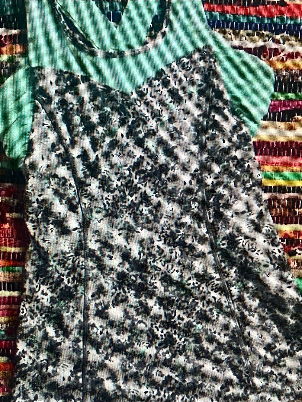 MPG Mint Layered Tank with Speckled Gray Slip